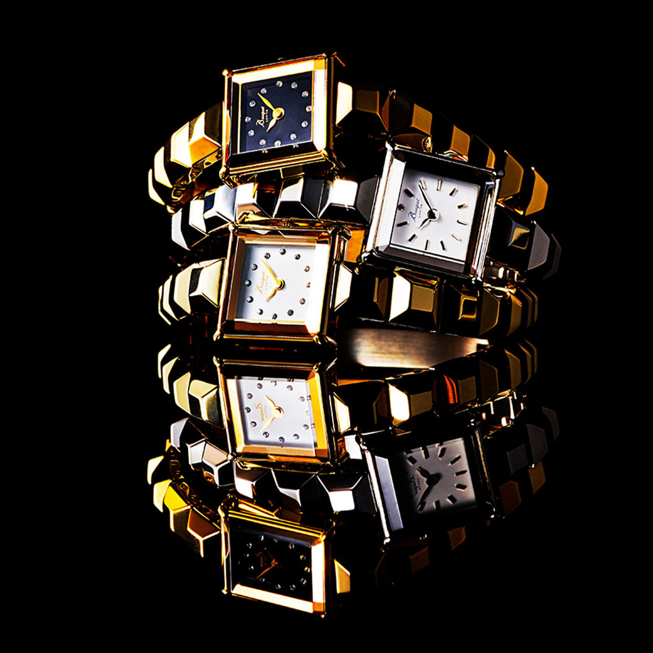 LOV-IN BOUQUET Ladies' square bracelet watch,, large image number 4